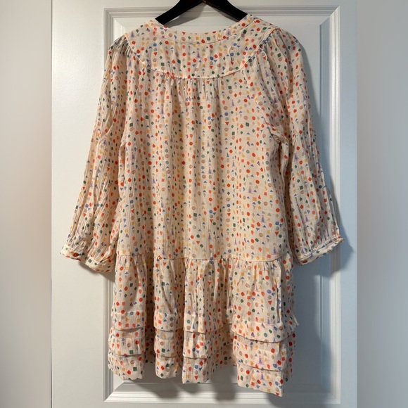 Anthropologie Cream Women's Top/dress in size medium - Picture 6 of 14